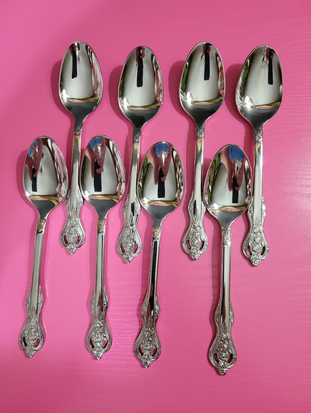 Heritage Mint Ltd. Royal Alister Stainless Teaspoons Set Of 8 (1663)